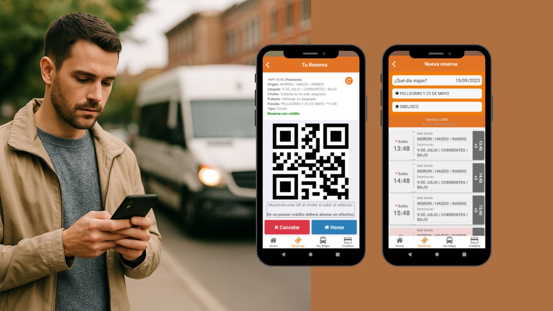 Sistema de reservas de pasajes